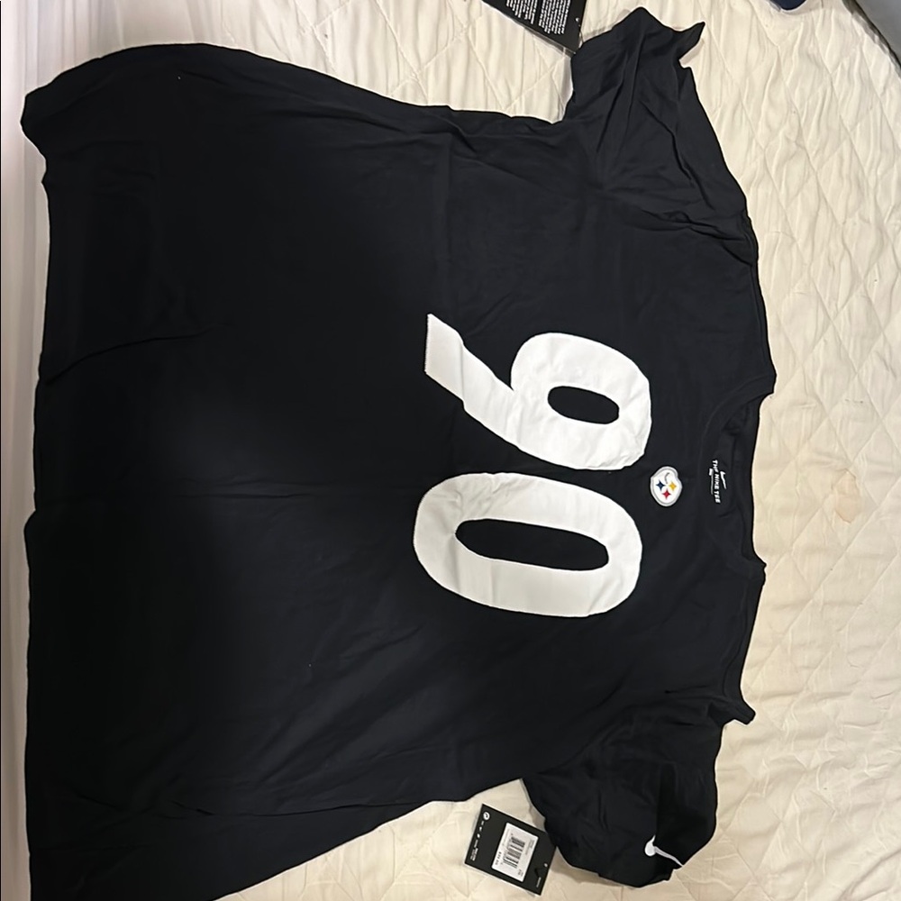 Nike Black Short Sleeve Tee with White Number 90